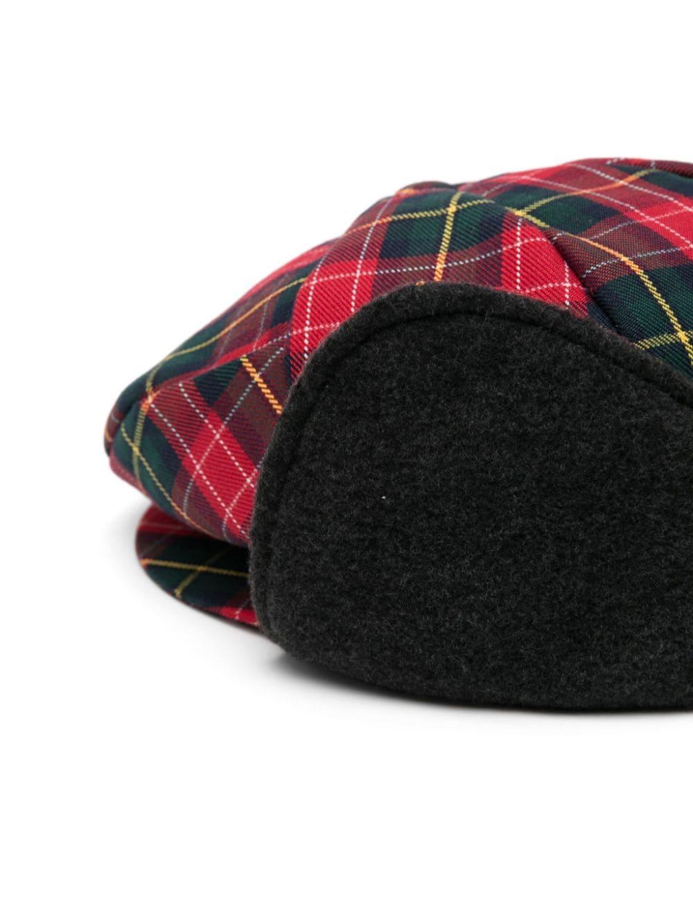 Cappello baker boy tartan per bambino Colorichiari multicolor con tesa curva MN9278473928 30 COLORICHIARI 