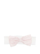 Fascia per neonata La Stupenderia rosa con fiocco bianco 1ABFA04 S14 LA STUPENDERIA 