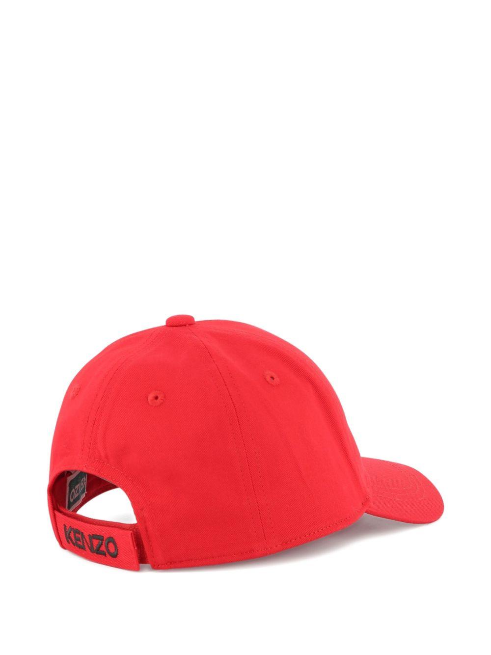 Cappello da baseball per bambino Kenzo Kids rosso con ricamo Tiger Head K61212 968 KENZO KIDS 