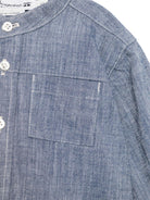 Camicia Eustace per neonata Bonpoint blu con tasca sul petto S05YSHW00004 015A BONPOINT 