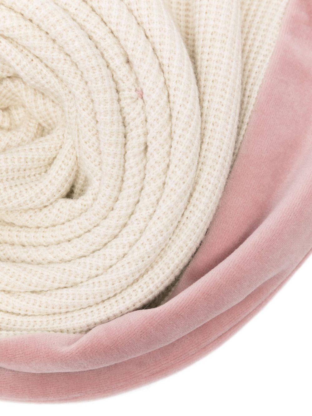 Coperta per neonati La Stupenderia multicolore con rifiniture in velluto 1TBCO10 M20L23 LA STUPENDERIA 