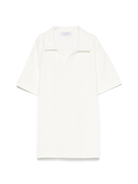 Polo per bambino Paolo Pecora Kids bianco in maglia con effetto raschel PP4038 GESSO PAOLO PECORA KIDS 
