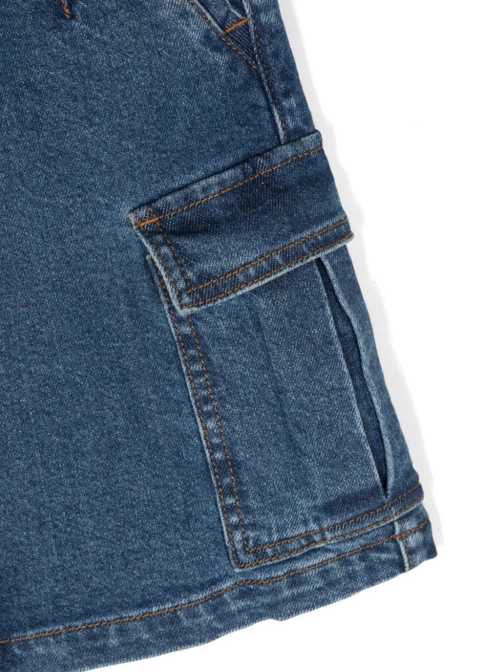 Gonna denim Belli per bambina Molo blu con passanti 2W24D113 5377 MOLO 