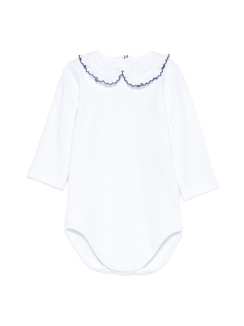Tutina per neonata Mariella Ferrari bianco con rifiniture blu CMY23ML 093B MARIELLA FERRARI 