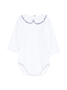 Tutina per neonata Mariella Ferrari bianco con rifiniture blu CMY23ML 093B MARIELLA FERRARI 