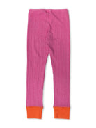 Leggings per bambina Bobo Choses fucsia con stampa logo sulla gamba B125AC074 561 BOBO CHOSES 
