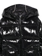 Giubbino per bambina Herno Kids nero con finitura lucida PI000037X12220Z 9300 HERNO KIDS 