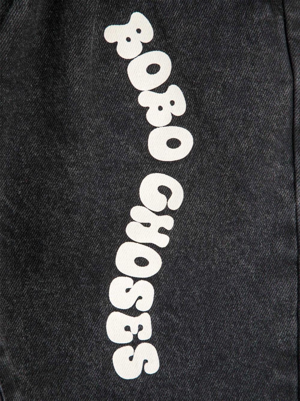 Pantaloni per bambino Bobo Choses nero con vita elasticizzata B125AC084 061 BOBO CHOSES 