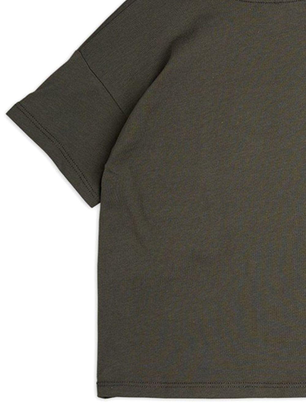 T-shirt per bambina Mini Rodini nero con applicazione a cuore 2522012499 BLACK MINI RODINI 
