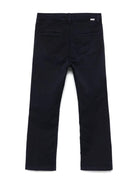 Chino dritti per bambino Paolo Pecora Kids blu con due tasche posteriori a filetto PP3993 BLU PAOLO PECORA KIDS 