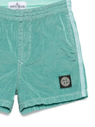 Costume da bagno per bambino Stone Island Junior verde con logo L1S16B100002S0043 V0044 STONE ISLAND JUNIOR 