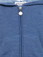 Felpa con cappuccio Alexandros per neonato Bonpoint blu con due tasche S05YCAK00005 015 BONPOINT 
