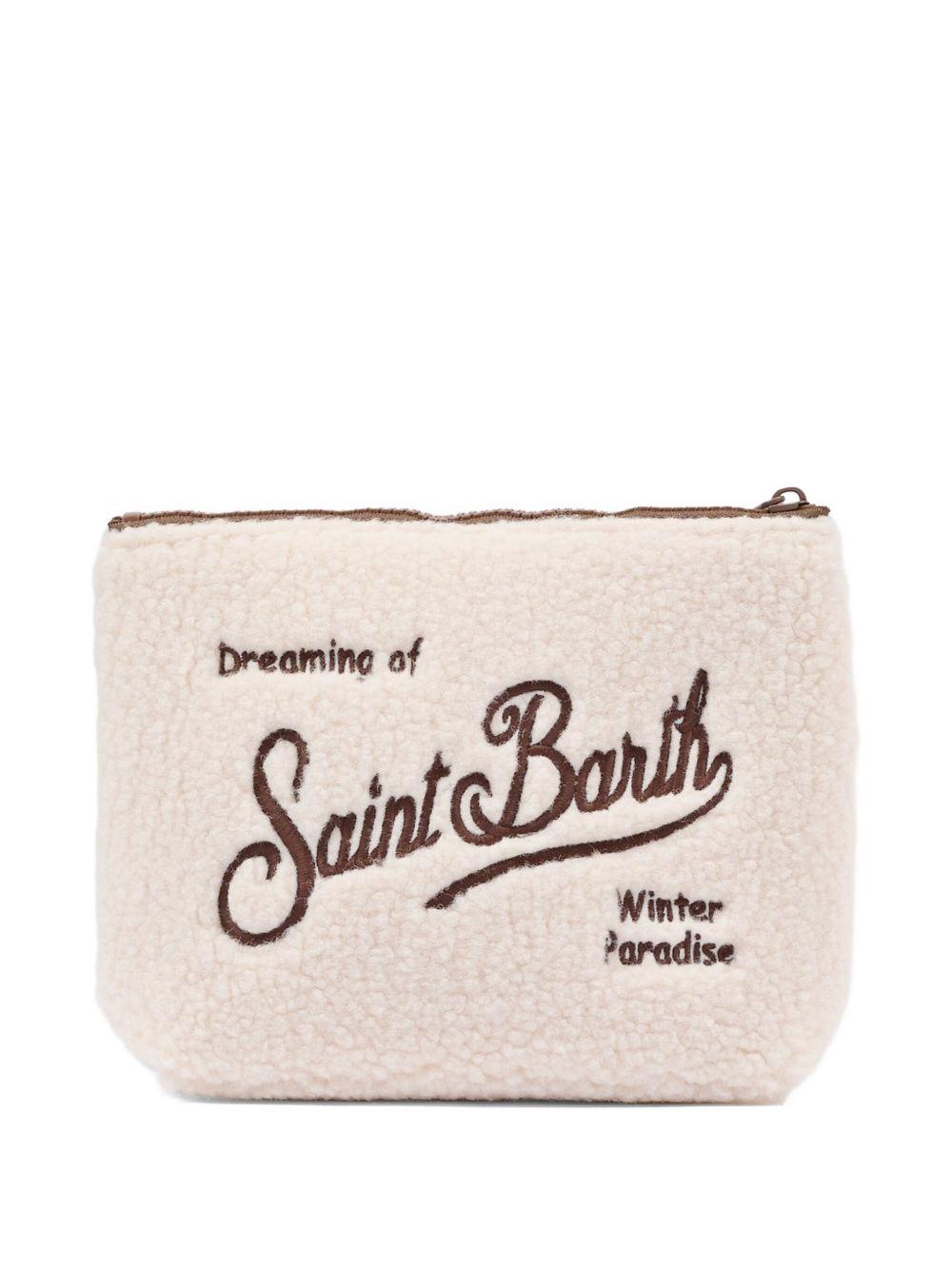 Clutch MC2 Saint Barth Kids beige con stampa logo ALI0023 01362I MC2 ST. BARTH KIDS 