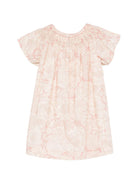 Abito per bambina Bonpoint rosa con stampa grafica floreale S06GDRW00025 522 BONPOINT 