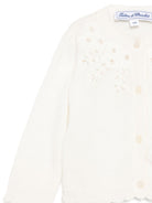 Cardigan per neonata Tartine Et Chocolat bianco con ricamo a fiori CB18111 13 TArtine & Chocolat 