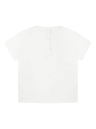 T-shirt per neonato Fendi Kids bianco con stampa grafica sul davanti BMI262 7AJ F0TU9 FENDI KIDS 