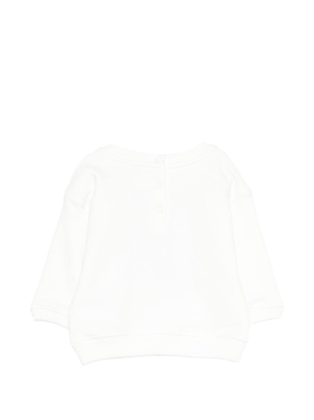 Felpa per neonati Bonpoint bianca con ricamo ciliegie S06XSWK00002 102 BONPOINT 