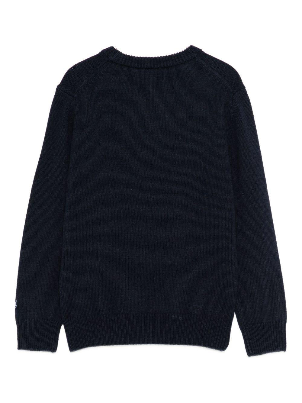 Maglione Douglas per bambino MC2 Saint Barth Kids blu con scritta "Sciupa Femmine" DOU0001 02011I MC2 ST. BARTH KIDS 