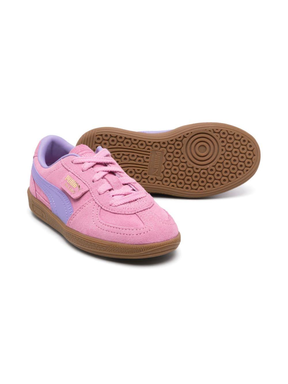 Sneakers per bambina Puma Kids Palermo rosa con logo laterale e sul tallone 397273 12 PUMA KIDS 