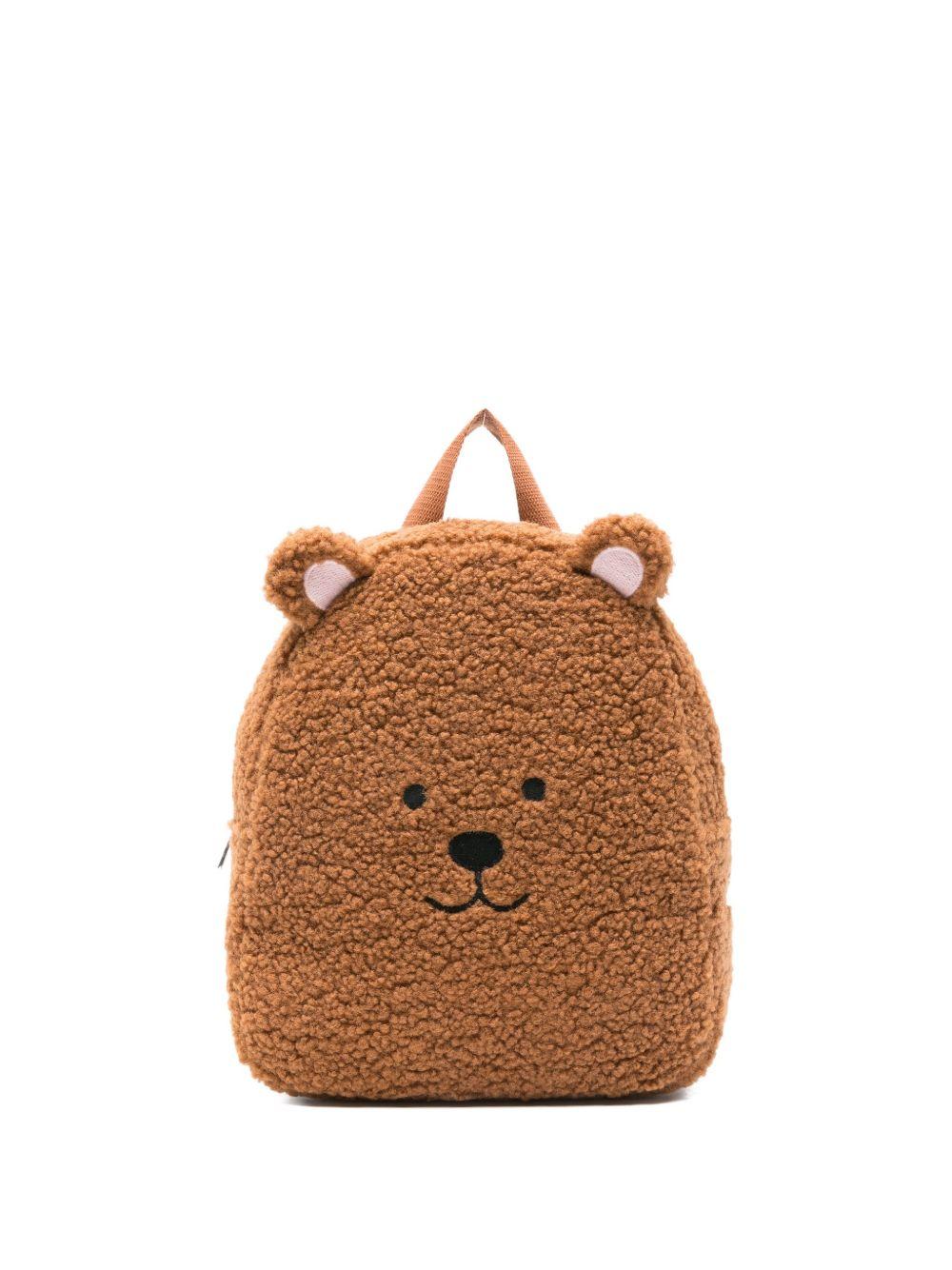 Zaino per bambini MC2 Saint Barth Kids marrone con design Teddy Bear PLU0002 01697I MC2 ST. BARTH KIDS 