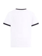 T-shirt per bambino Balmain Kids bianca con dettagli a contrasto BY8P41 Z3672 100NE BALMAIN KIDS 