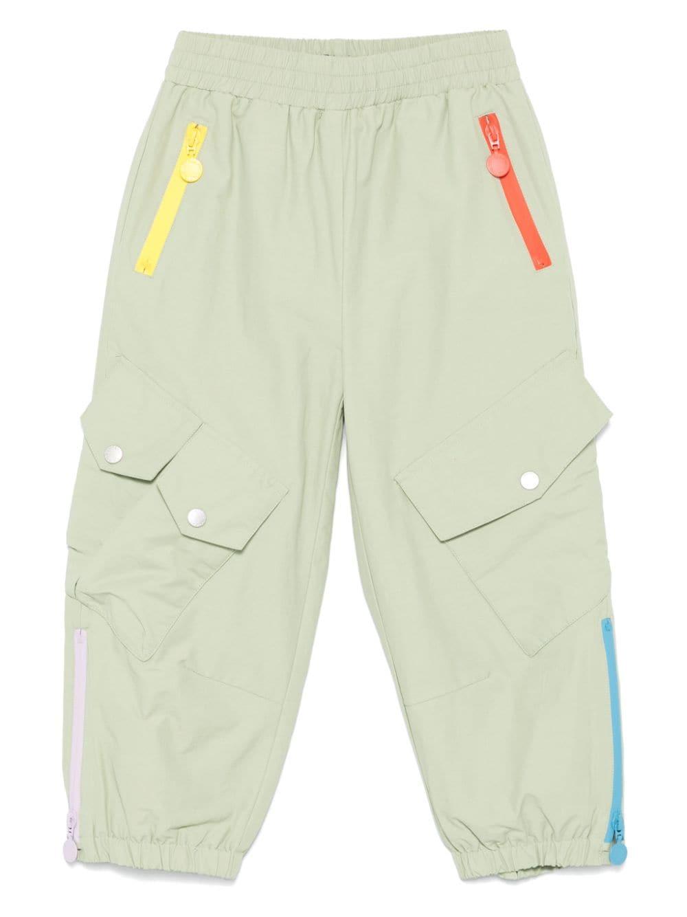 Pantaloni per bambina Stella McCartney verdi affusolati TV6C20 Z2333 740 STELLA McCARTNEY KIDS 