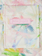 Piumino reversibile con stampa per bambina Palm Angels Kids bianco tasca frontale applicata PGES003S25FAB001 043B PALM ANGELS KIDS 
