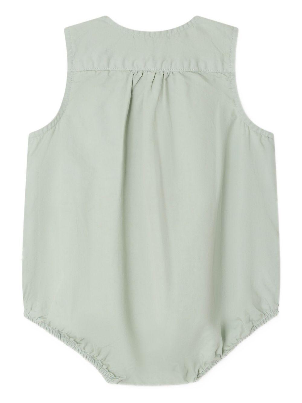 Body per neonati Bonpoint verde con taschino sul petto C06OOVW00001 041C BONPOINT 