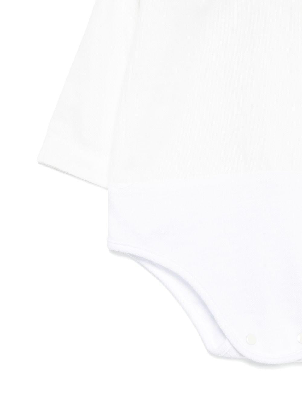 Set t-shirt e shorts per neonata La Stupenderia multicolore con bordo smerlato 1TBCT19 Y07V/R LA STUPENDERIA 