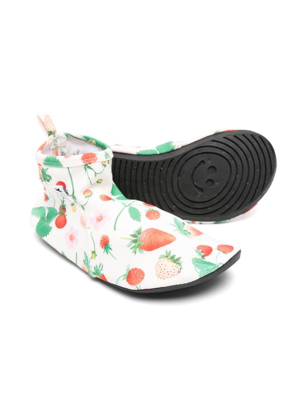 Scarpette da mare per bambina Molo bianco Zimba con linguetta sul tallone e suola in gomma 7S25U302 9247 MOLO 
