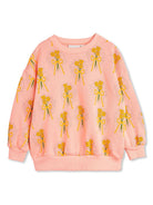 Felpa per bambina Mini Rodini Winter Flowers rosa con stampa all over 2472015028 PINK MINI RODINI 