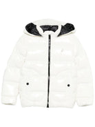 Giubbino per bambina Herno Kids bianco con cappuccio removibile PI000037X12220Z 1000 HERNO KIDS 