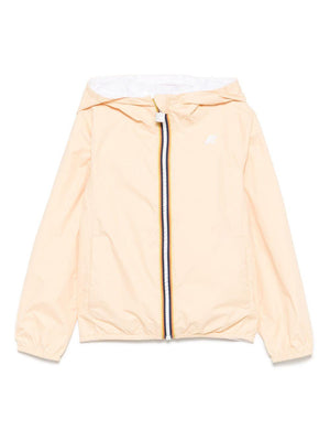 K-Way Kids P. Lily Plus reversible jacket for children in peach with contrasting trim
