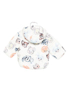 Giubbino Harpo per neonati Molo bianco con stampa animali all-over 5W25M318 9437 MOLO 