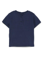 T-shirt per neonato Fendi Kids blu con stampa BMI262 7AJ F1I11 FENDI KIDS 