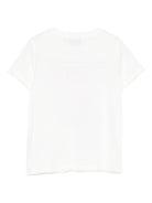 T-shirt per bambina Emilio Pucci Junior bianco con stampa paisley PX8B31 Z3186 101 EMILIO PUCCI JUNIOR 