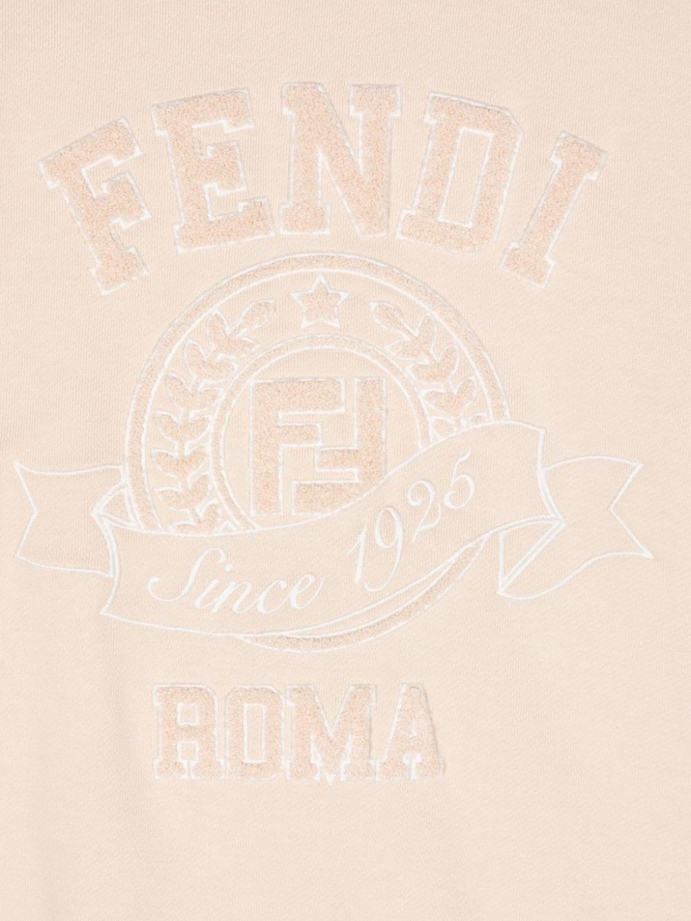 Felpa con logo JUH082 5V0 F1P2N FENDI KIDS 