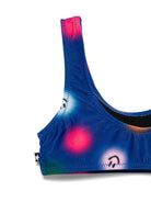 Costume da bagno per bambina Molo blu con motivo smile 8S25P111 9240 MOLO 