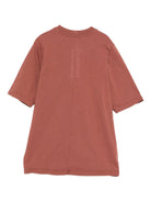 T-shirt Jumbo per bambino Rick Owens Kids marrone con stampa grafica coniglio sul davanti BG02E5274 RNEP8P 1311 RICK OWENS KIDS 