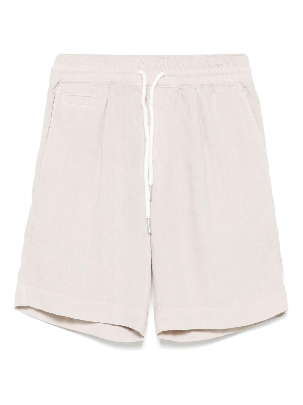 Shorts per bambino Brunello Cucinelli Kids beige con fiammatura B236PP902 C6008 BRUNELLO CUCINELLI KIDS 