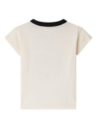 T-shirt per neonato Bonpoint Tom beige con bordi a contrasto P05YTSK00001 104 BONPOINT 