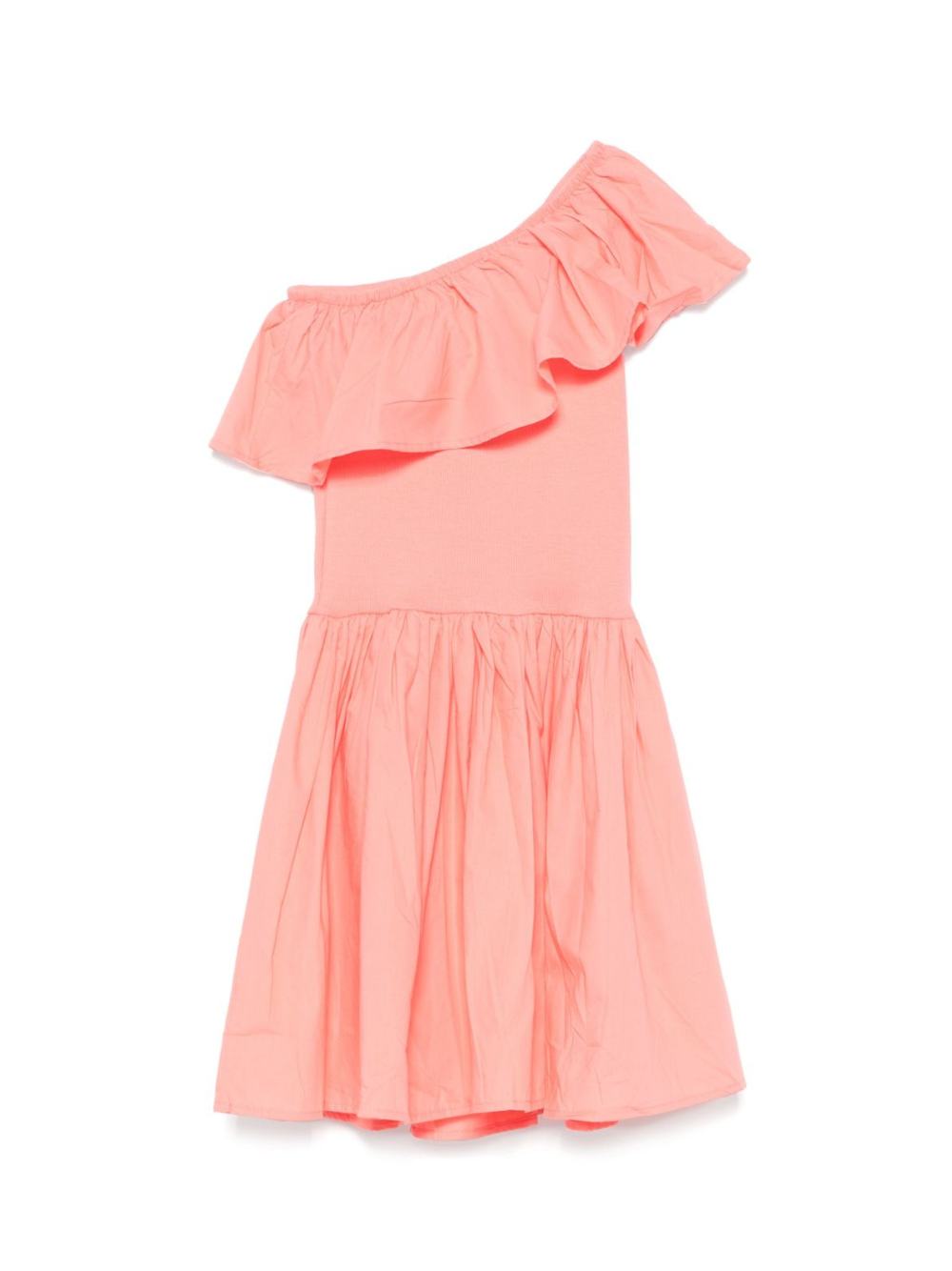 Abito Chloey per bambina Molo rosa con ruches 2S25E106 8465 MOLO 