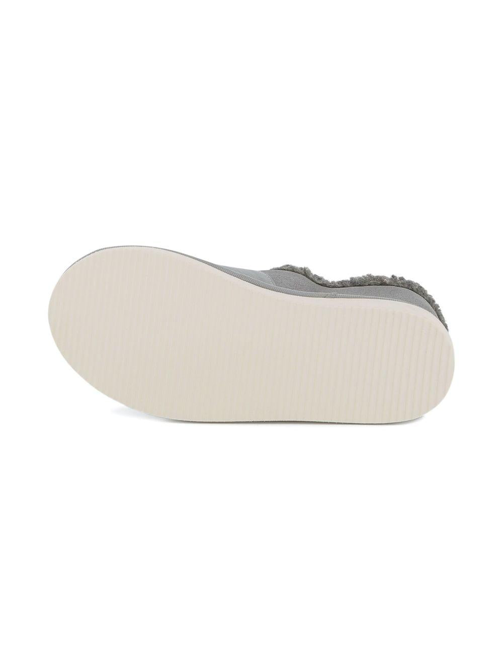 Slippers per bambina Chloé Kids grigie con scritta con logo C20692 047 CHLOE' KIDS 