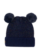 Berretto per bambina Billieblush blu con pompon U21508 85T BILLIEBLUSH 