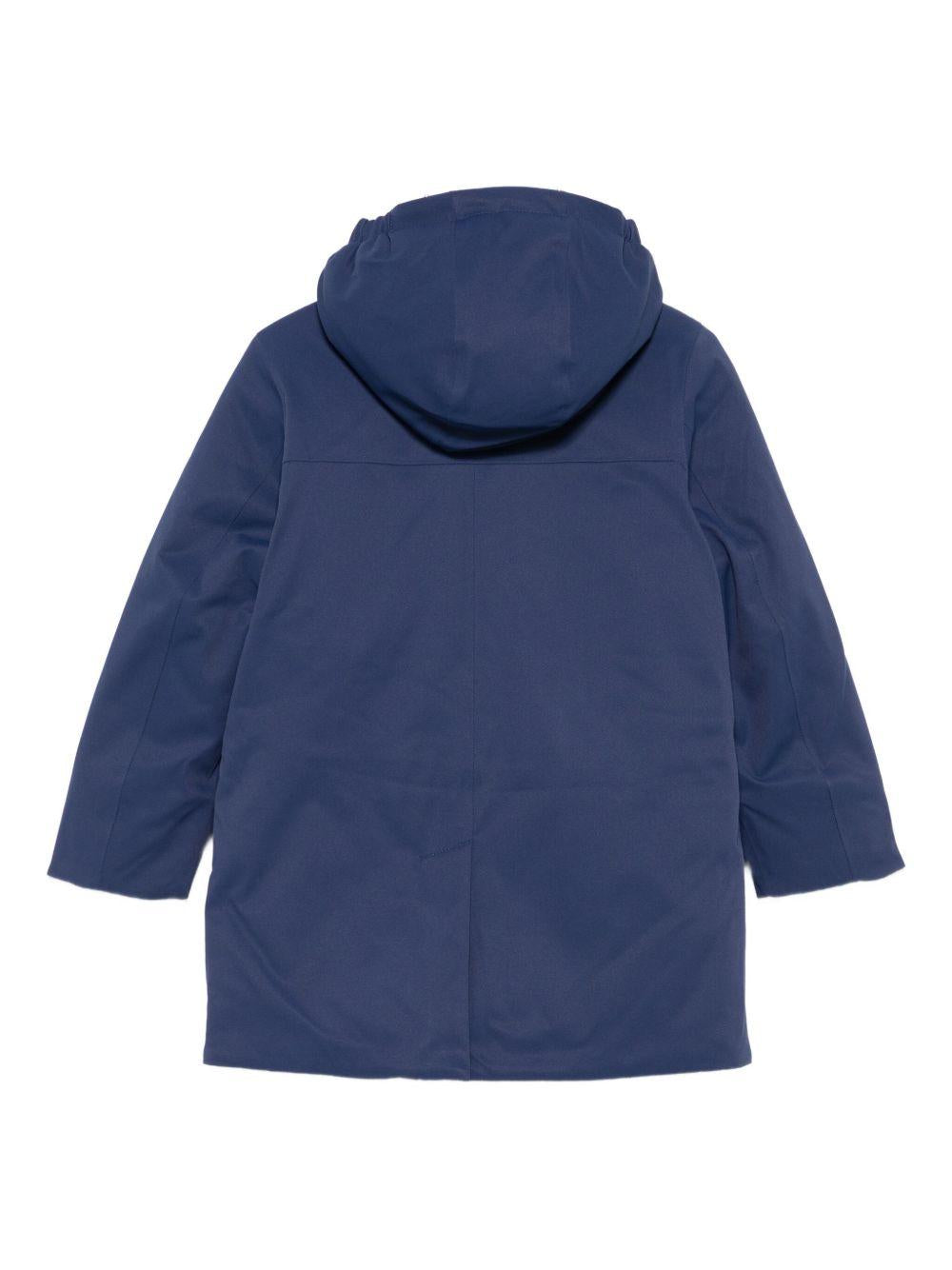 Giubbino per bambino K-Way Kids blu con dettaglio logo sul davanti K1128HW B2B K-WAY KIDS 