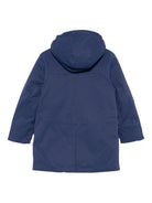 Giubbino per bambino K-Way Kids blu con dettaglio logo sul davanti K1128HW B2B K-WAY KIDS 