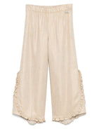 Pantaloni Pipp per bambina Donsje beige con trama metallizzata 4088300 00058 DONSJE 