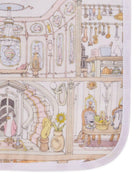 Bavaglino per neonati Atelier Choux Dollhouse bianco con stampa grafica BI-CS-DOH O-U ATELIER CHOUX PARIS 