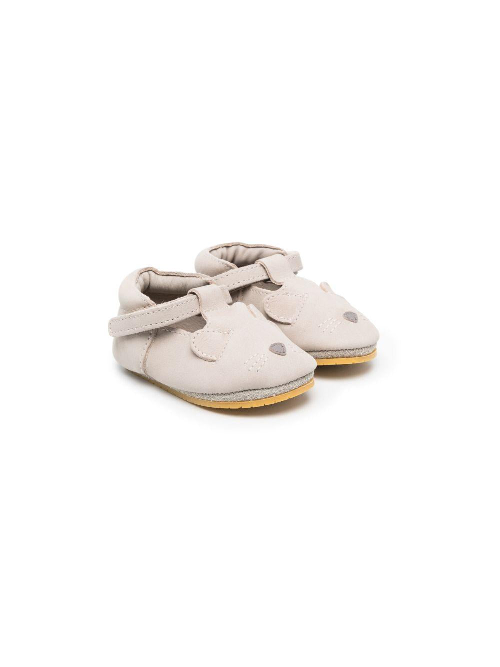 Scarpine primi passi per neonato Donsje grigio con applicazione orecchie 1002005 NL128 DONSJE 