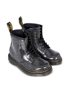 Stivali per bambina Dr. Martens Kids neri con effetto glitter 41435001 1460 Dr martens kids 